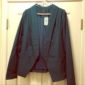 NWT Torrid Teal Blazer Size 2